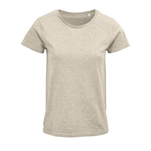 Damski T-shirt L03581 - Heather Beige