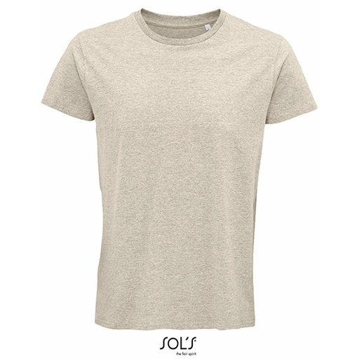 Męski T-shirt L03582 - Heather Beige