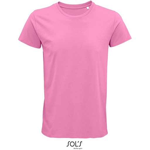 Męski T-shirt z okrągłym dekoltem L03582 - Orchid Pink