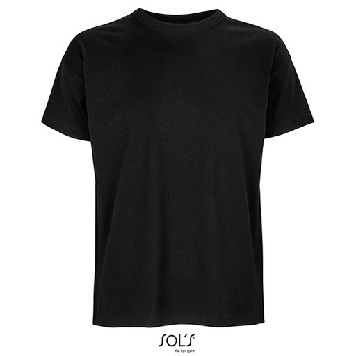 T-shirt męski oversize L03806 - Deep Black