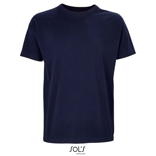 T-shirt męski oversize L03806 - French Navy