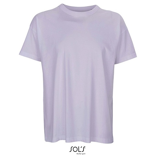 T-shirt Męski Oversize Bawełna Organiczna L03806 - Lilac