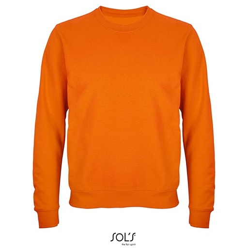 Bluza unisex z okrągłym dekoltem L03814 - Orange