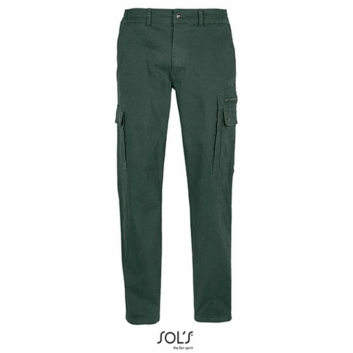 Spodnie Meskie Strecz Nowoczesny Fason L03820 - Forest Green