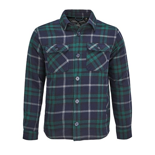 Koszula flanelowa unisex L03989 - Green Empire