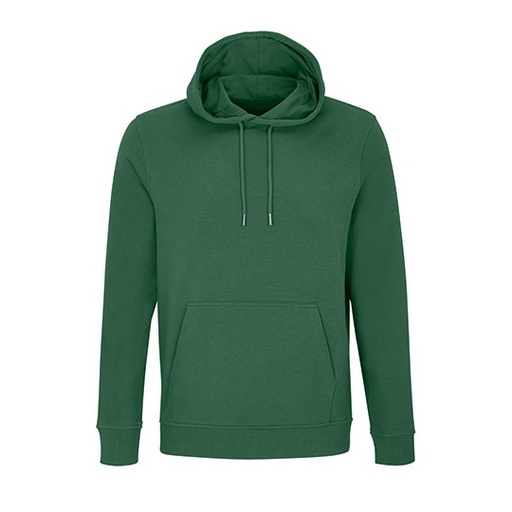 Bluza Z Kapturem Kieszenia Kangurka Bawelna Organiczna L04232 - Bottle Green