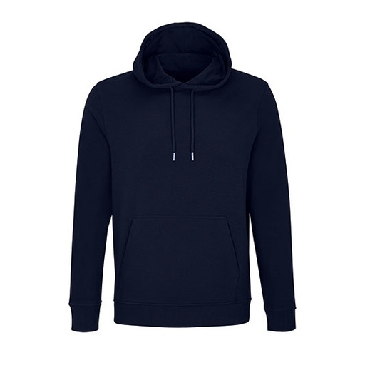 Bluza Z Kapturem Kieszenia Kangurka Bawełna Organiczna L04232 - French Navy