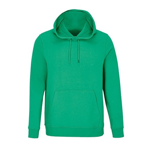 Bluza Z Kapturem Kieszenia Kangurka Bawełna Organiczna L04232 - Spring Green