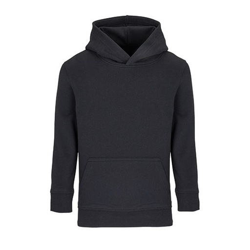 Bluza dziecięca z kapturem i kieszenią kangurką L04238K - Black