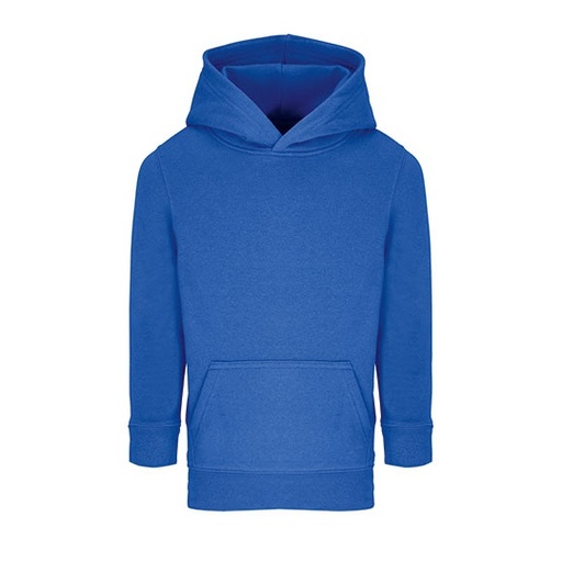 Bluza dziecięca z kapturem i kieszenią kangurką L04238K - Royal Blue 241
