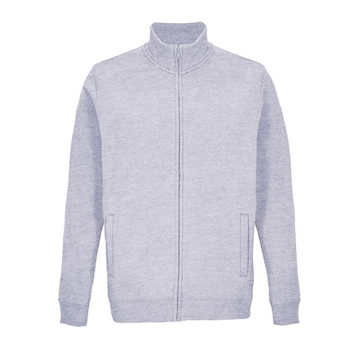 Kurtka Rozpinana Bawełniana z Poliestrem Recyklingowym L04240 - Grey Melange