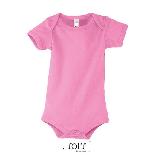 Body Krotki Rekaw Bawelniane L118 - Orchid Pink