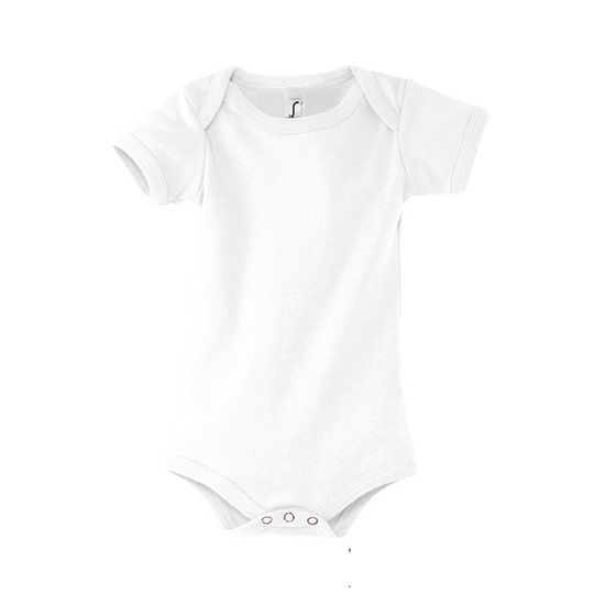 Body Krótki Rękaw Bawełniane L118 - White