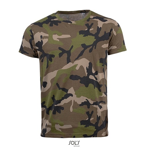 Męski T-shirt L133 - Camo