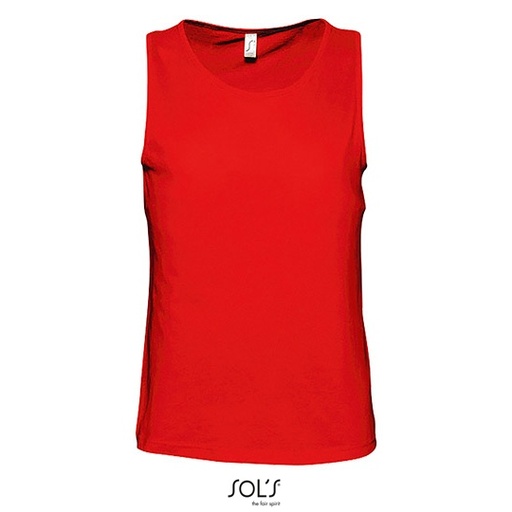 Tank Top Męski Klasyczny Bawełniany L171 - Red