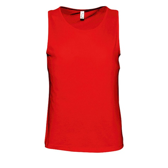 Tank Top Męski Klasyczny Bawełniany L171 - Red