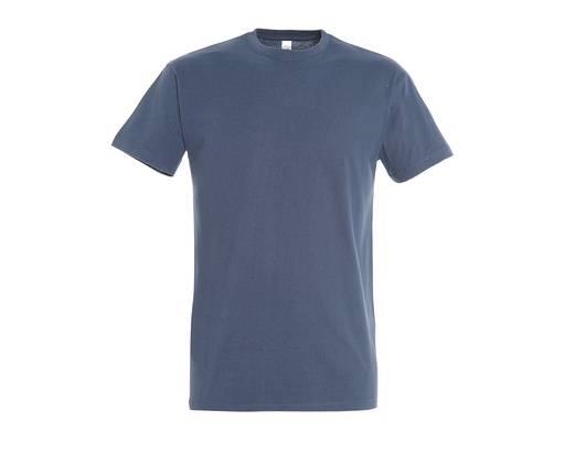 T-shirt klasyczny L190 - Denim - Heavy Jersey
