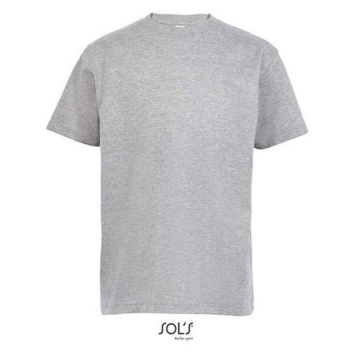 Koszulka Klasyczna Bawelniana L190K - Grey Melange