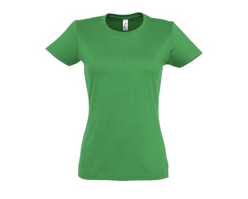 Damski t-shirt slim L191 - Kelly Green