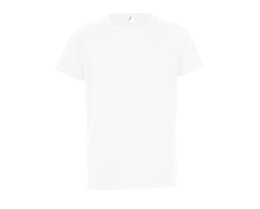 Koszulka dziecięca raglanowa L198K - White