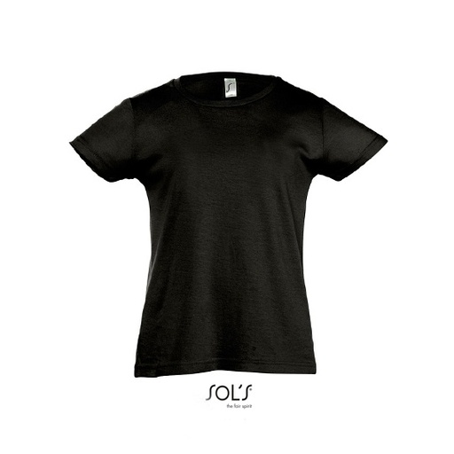 Koszulka dziecięca Slim L225K - Deep Black