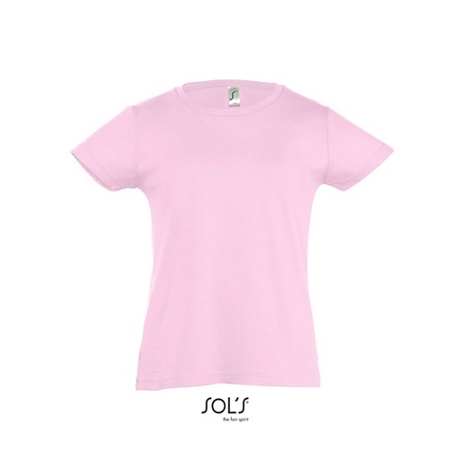 Koszulka dziecięca Slim L225K - Medium Pink