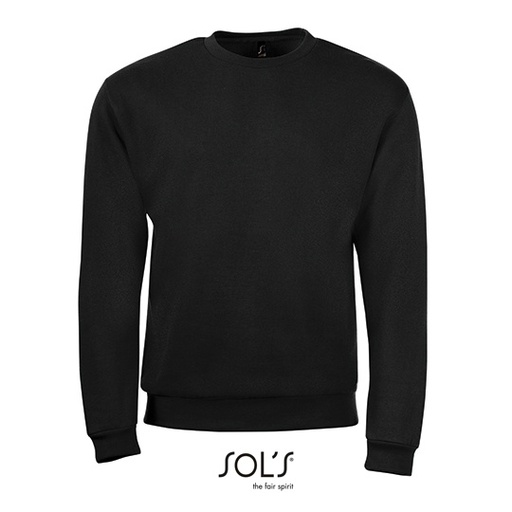 Męska bluza z okrągłym dekoltem L326 - Black