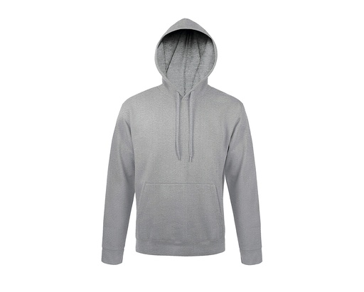 Bluza z kapturem unisex L330 - Grey Melange