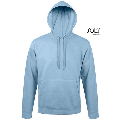 Bluza z kapturem unisex L330 - Sky Blue