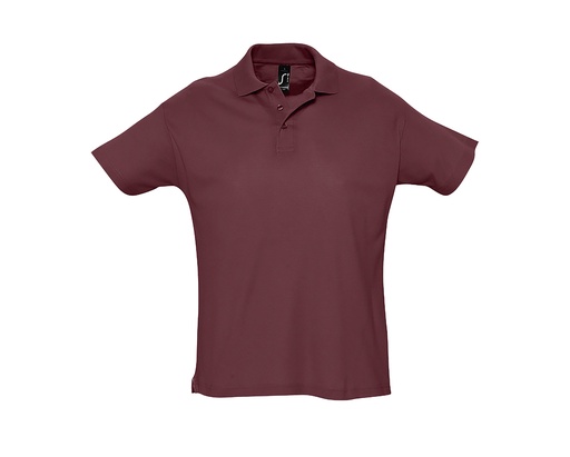 Koszulka polo klasyczna L512 - Burgundy