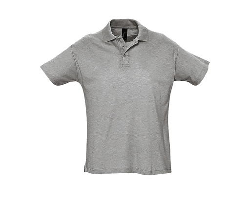 Koszulka polo klasyczna L512 - Grey Melange