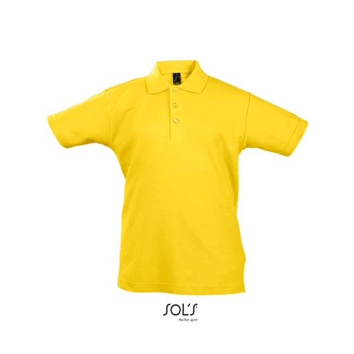 Dziecięce klasyczne polo L512K - Gold