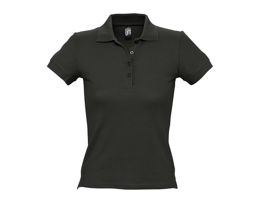 Damska polo Slim L519 - Black