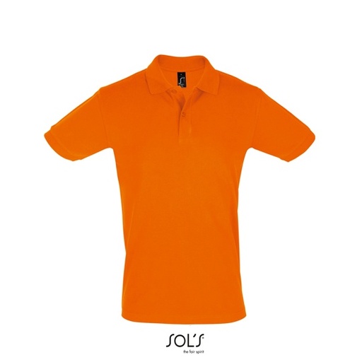 Męska Koszulka Polo Klasyczna L525 - Orange