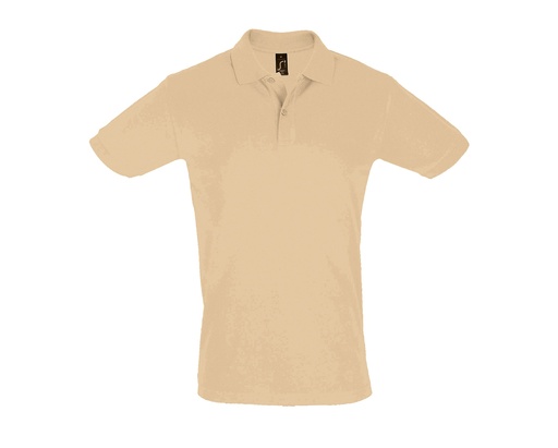 Koszulka Polo Meska Klasyczna Bawelniana Pika L525 - Sand