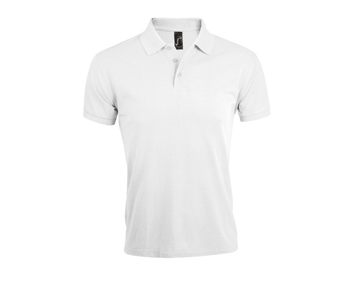 Koszulka Polo Meska Klasyczna Pika L527 - White