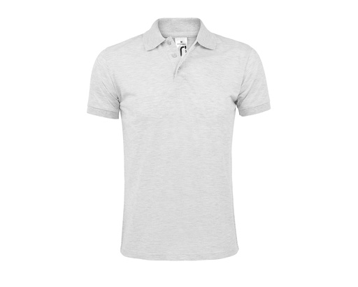 Koszulka Polo Meska Klasyczna Pika L527 - Ash (Heather)
