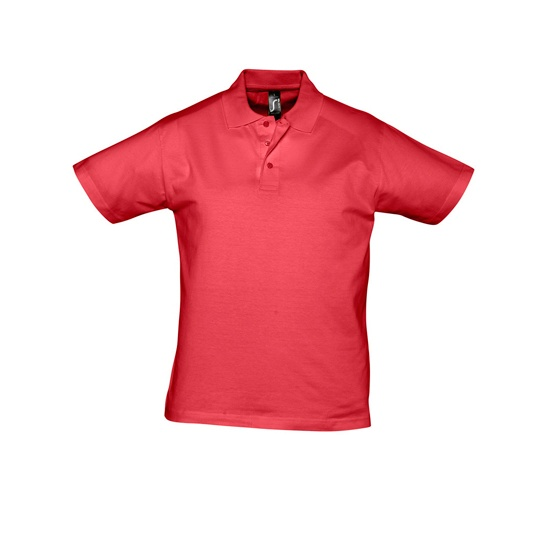 Koszulka Polo Męska Klasyczna Bawełniana L538 - Red