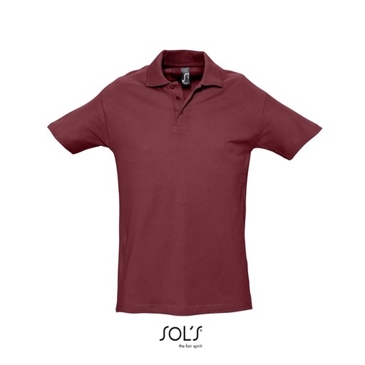 Koszulka polo klasyczna L562 - Burgundy