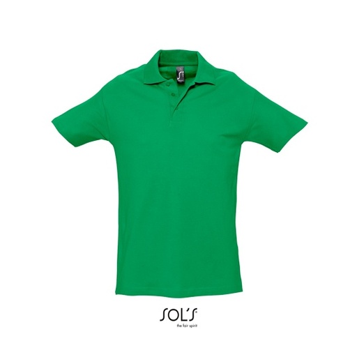 Koszulka Polo Klasyczna Bawelniana Pika L562 - Kelly Green