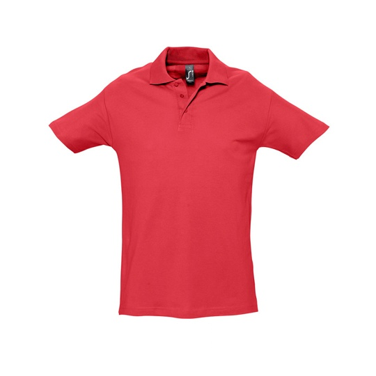 Koszulka Polo Klasyczna Bawełniana Pika L562 - Red