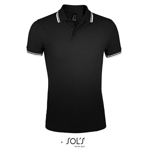 Polo Slim L591 - Black & White