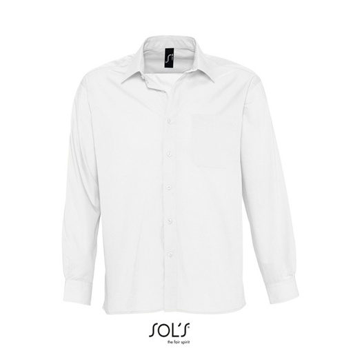 Koszula meska klasyczna L623 - White