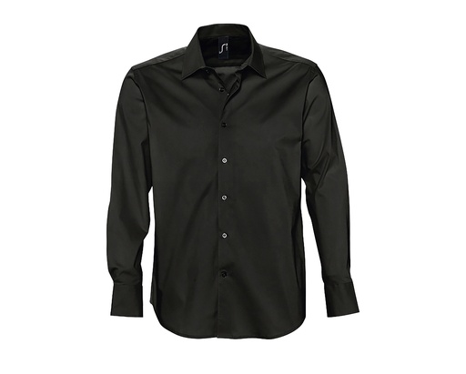 Koszula męska slim L633 - Black