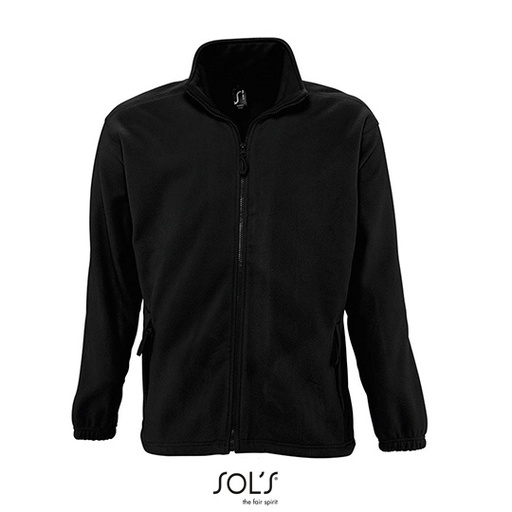 Bluza polarowa z zamkiem L742 - Black