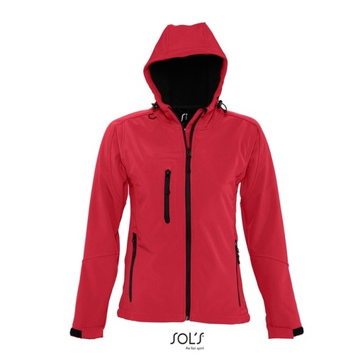 Kurtka Damska Softshell Wodoodporna Oddychająca L849 - Pepper Red