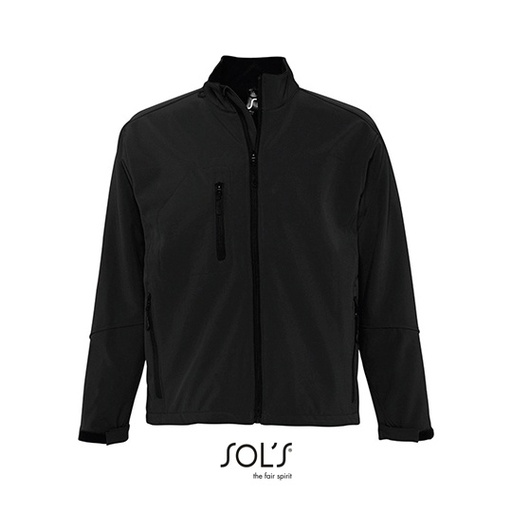 Kurtka Klasyczna Softshell Wodoodporna L866 - Black