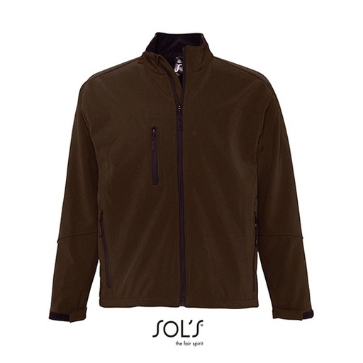 Kurtka Klasyczna Softshell Wodoodporna L866 - Dark Chocolate