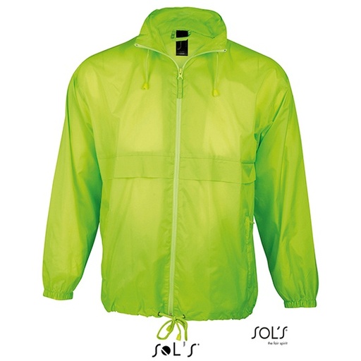 Kurtka wiatrówka unisex L889 - Neon Lime