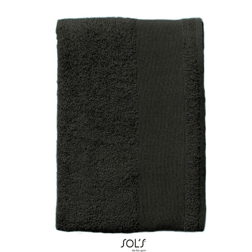 Ręcznik do rąk z bordiurą L897 - Dark Grey (Solid)